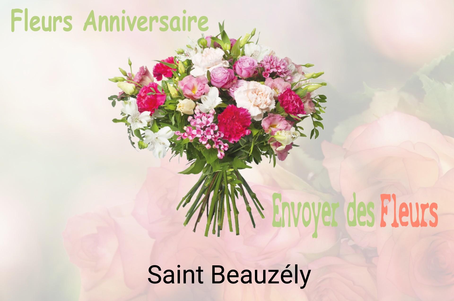 Bouquet de fleurs d’anniversaire livré à Saint-Beauzély